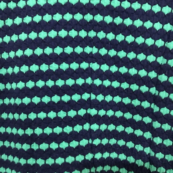 Postmark Green & Blue Peplum Top - Picture 4 of 7